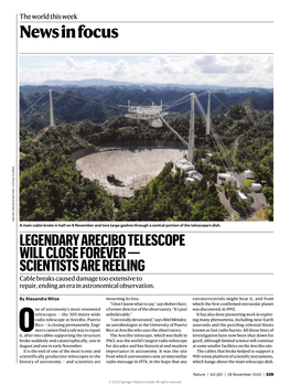 News in Focus ARECIBO OBSERVATORY/UNIV