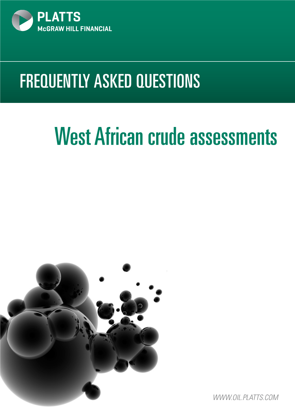 West African Crude Assessments