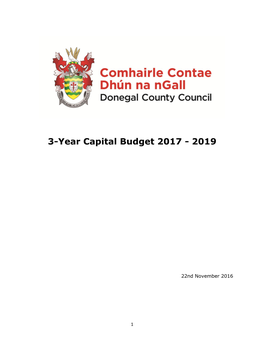 3 Year Capital Budget 2017