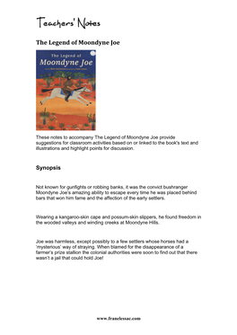 The Legend of Moondyne Joe