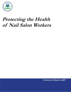 Protecting the Health of Nail Salon Workers