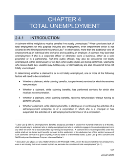 Chapter 4 Total Unemployment