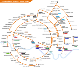 London Overground Route Map Enfield Town