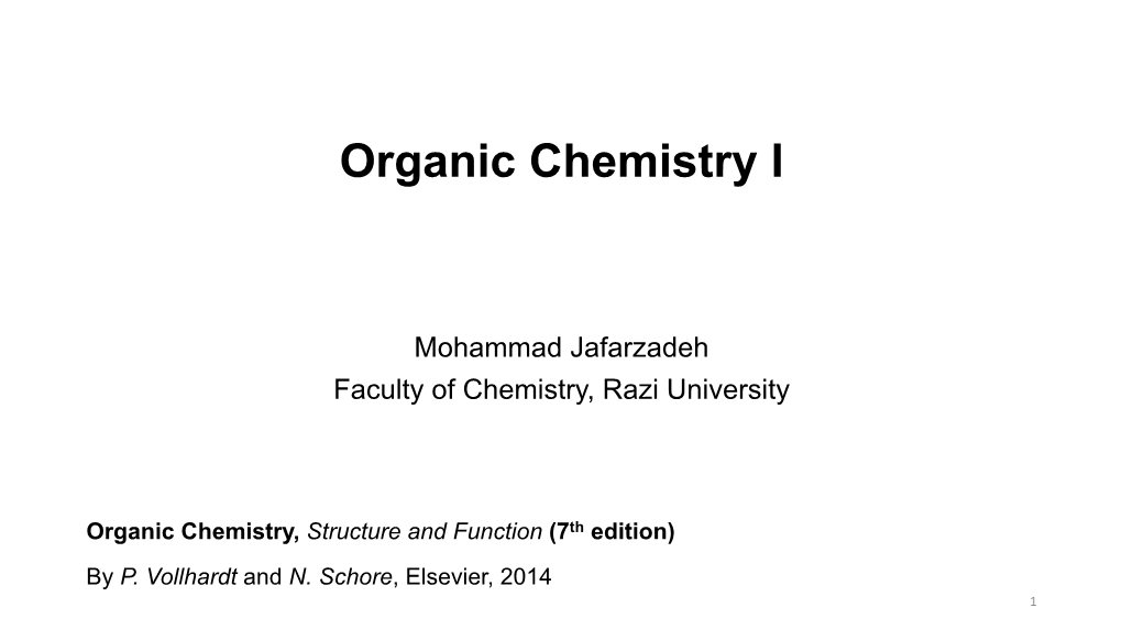 Cyclohexane: a Strain-Free Cycloalkane