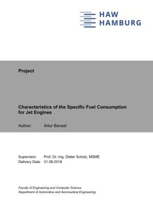 Characteristics of the Specific Fuel Consumption for Jet Engines