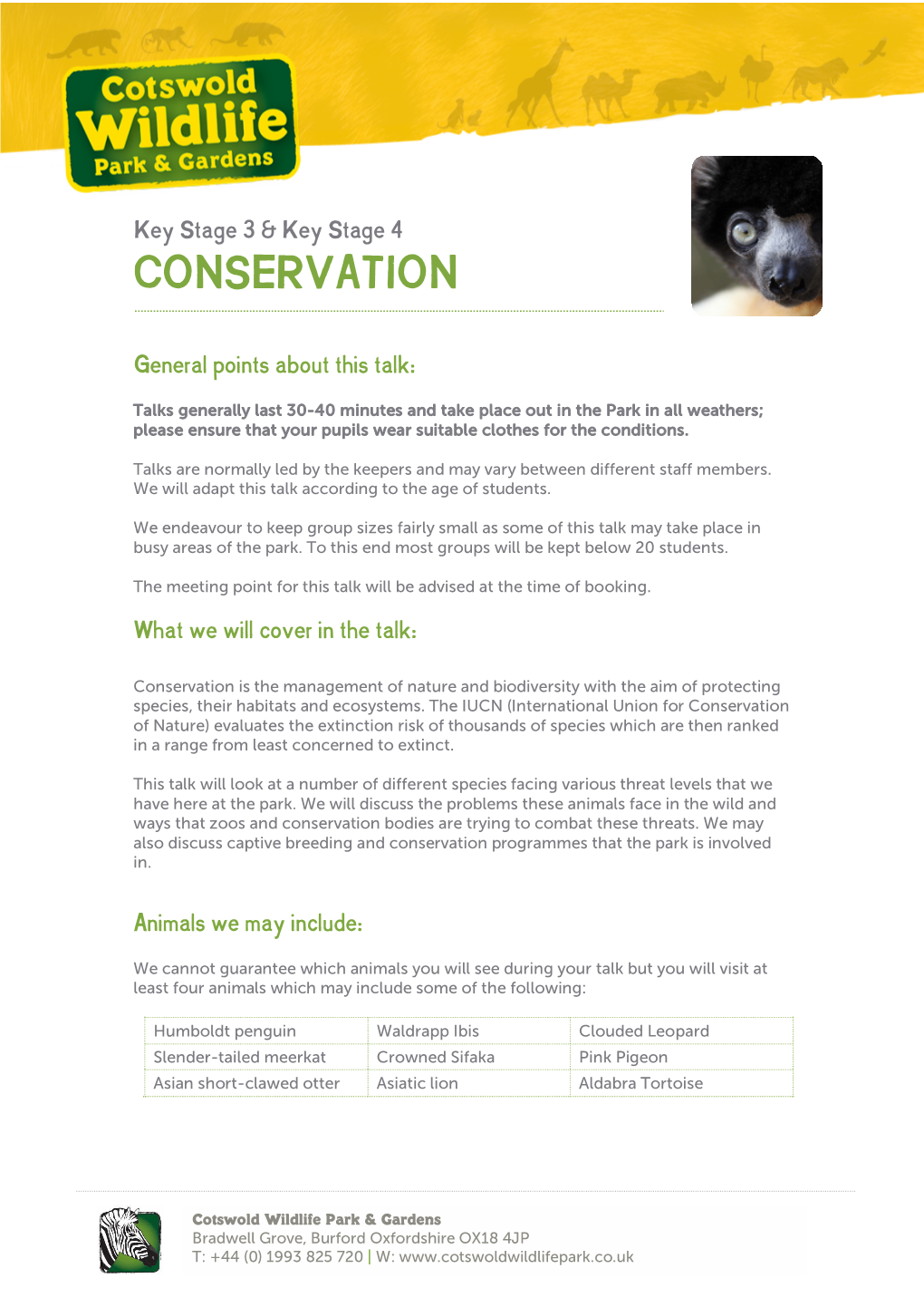 Conservation