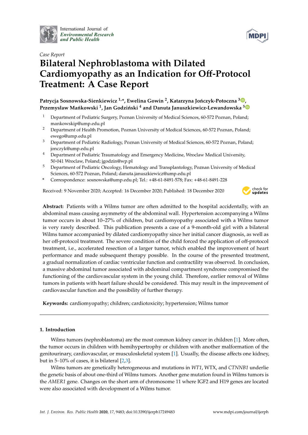 bilateral-nephroblastoma-with-dilated-cardiomyopathy-as-an-indication