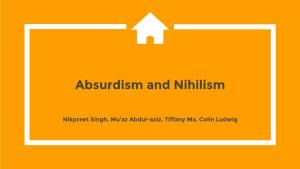 Absurdism and Nihilism