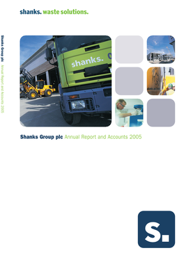 Shanks Group Plc Annual Report and Accounts 2005