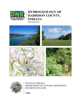 Hydrogeology of Harrison County, Indiana