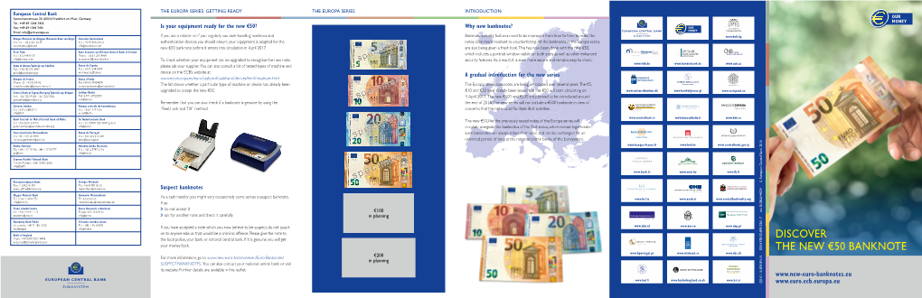 Discover the New €50 Banknote