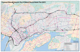 Proposed Bikeway Network, City of Oakland Bicycle Master Plan