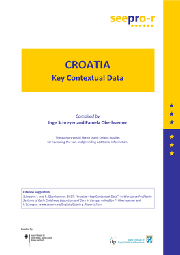 CROATIA Key Contextual Data