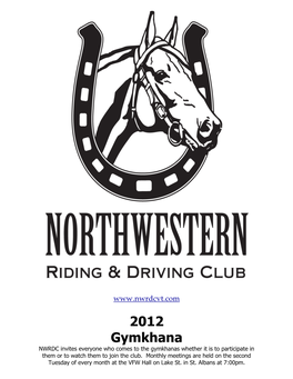 Northwestern Riding & Driving Club Gymkhana