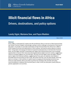 Illicit Financial Flows in Africa