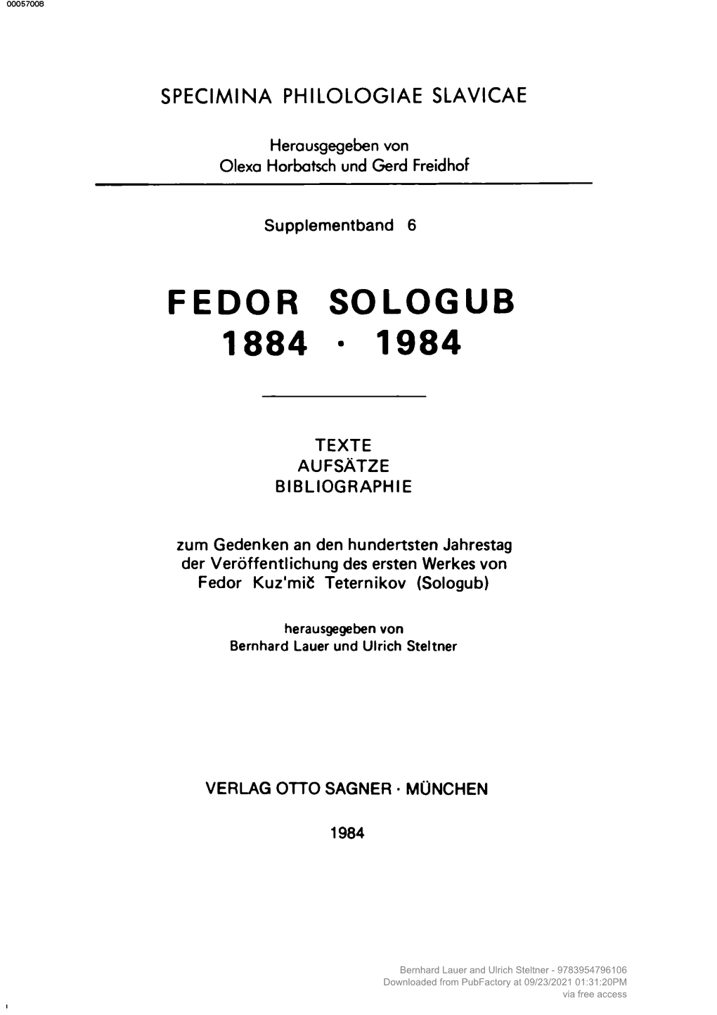 Fedor Sologub