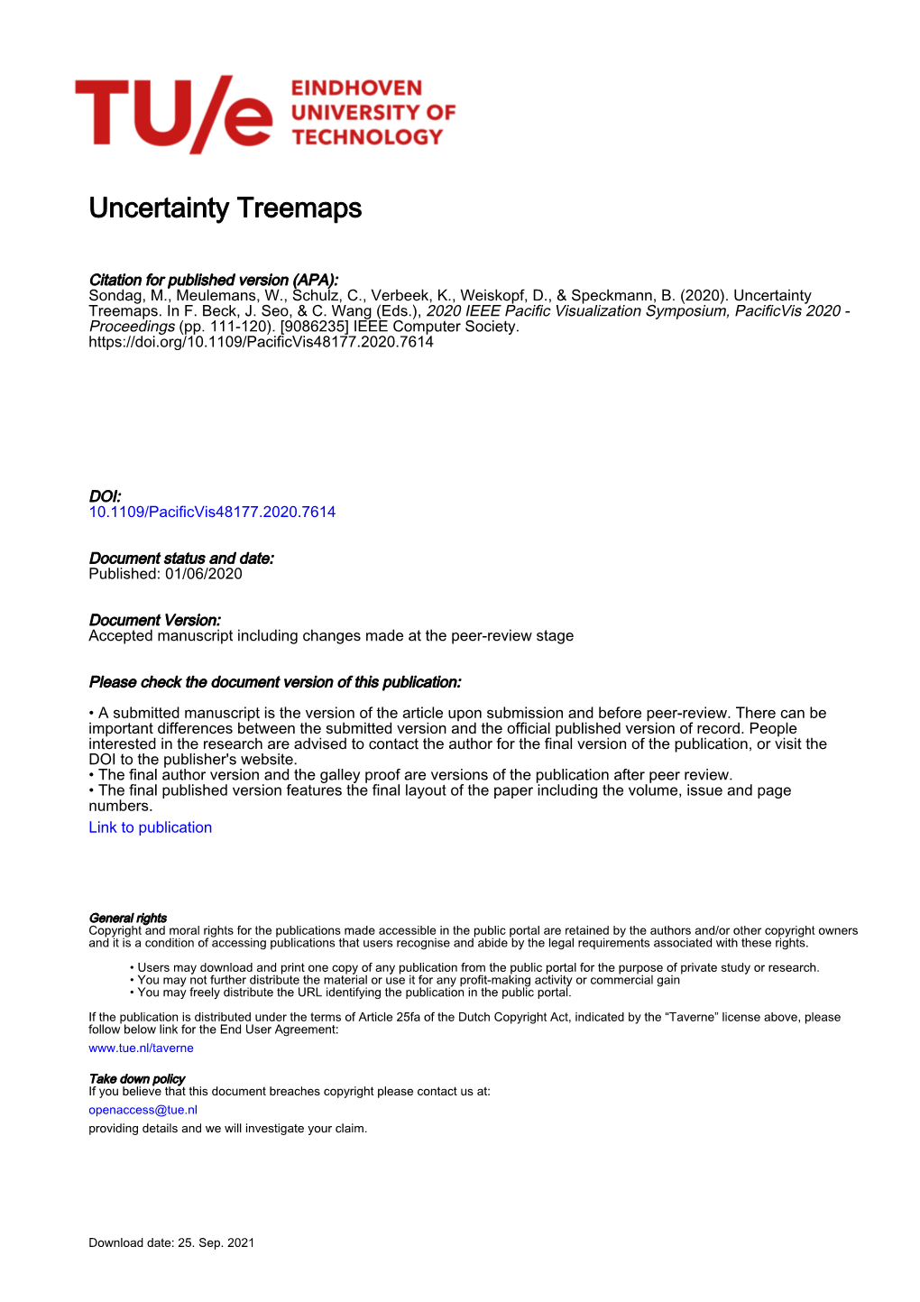 Uncertainty Treemaps