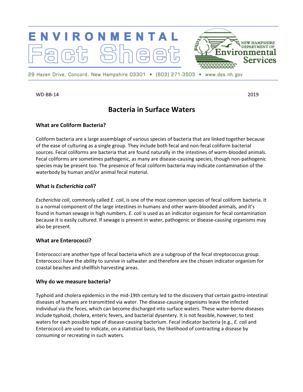 Bacteria in Surface Waters.Pdf