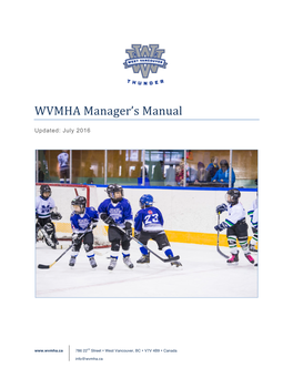 Manager's Manual