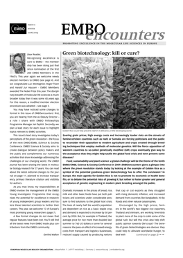 Green Biotechnology: Kill Or Cure?