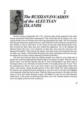The Russian Invasion of the Aleutian Islands