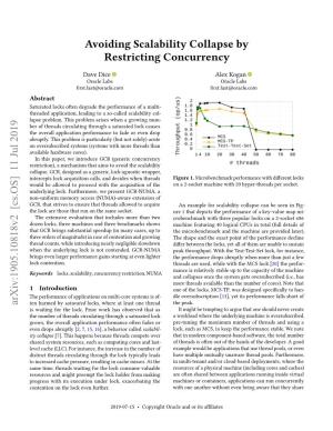 Avoiding Scalability Collapse by Restricting Concurrency