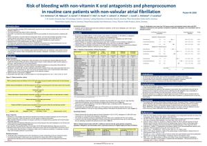 Risk of Bleeding with Non-Vitamin K Oral Antagonists and Phenprocoumon in Routine Care Patients with Non-Valvular Atrial Fibrill
