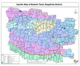 Aquifer Map of Badami Taluk, Bagalkote District