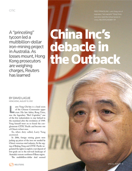 China Inc's Debacle in the Outback