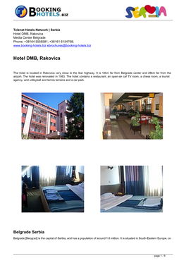 Hr Ebrochures 51 | Hotel DMB, Rakovica