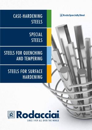 Case-Hardening Steels Special Steels Steels for Quenching and Tempering