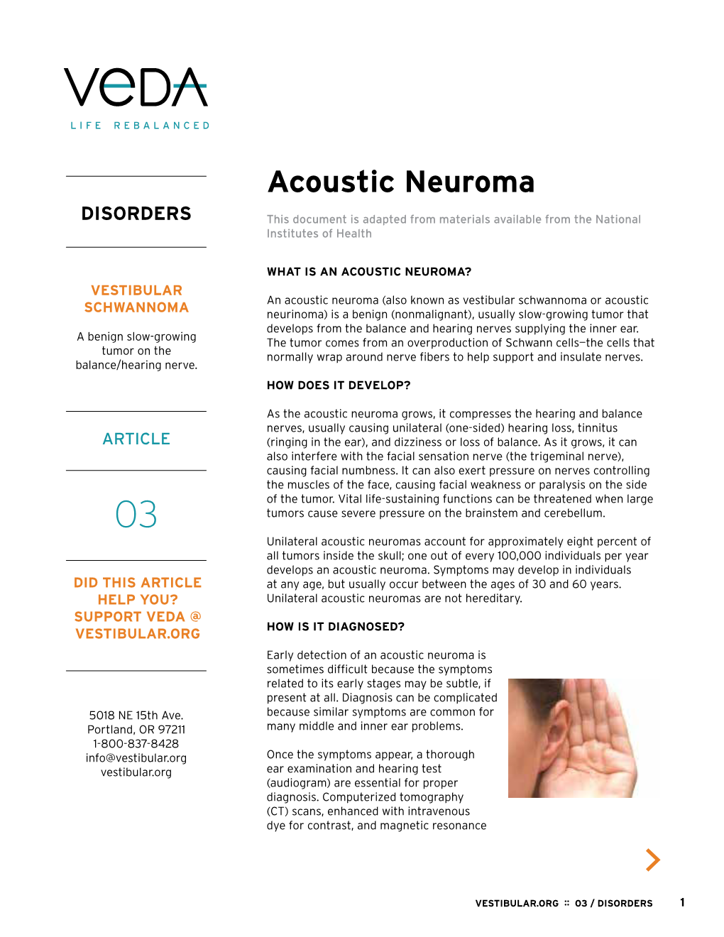 Acoustic Neuroma