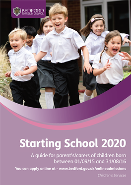 Starting School 2020