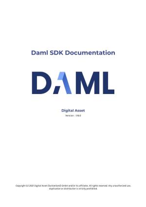 Daml SDK Documentation