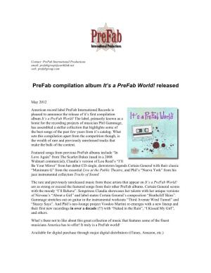 Prefab Compilation Album It's a Prefab World!