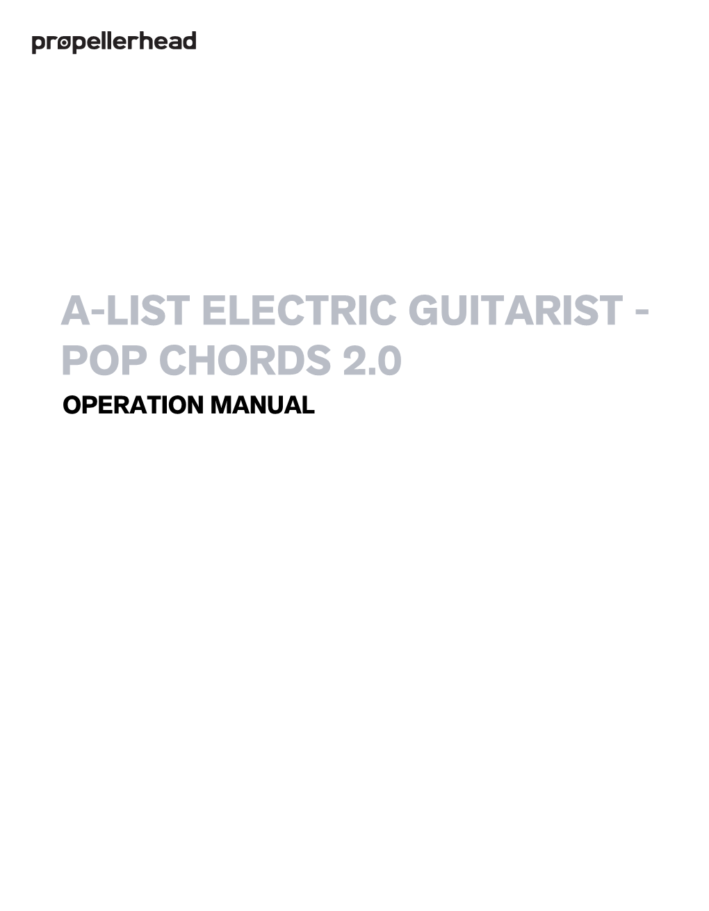 A-List Electric Guitarist