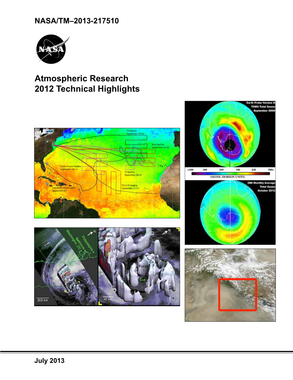 Atmospheric Research 2012 Technical Highlights