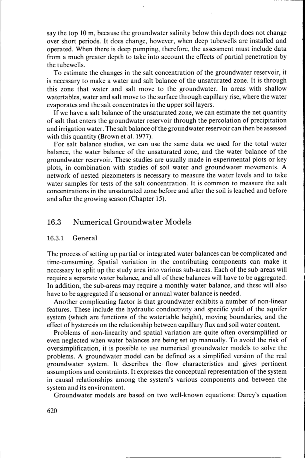 16.3 Numerical Groundwater Models