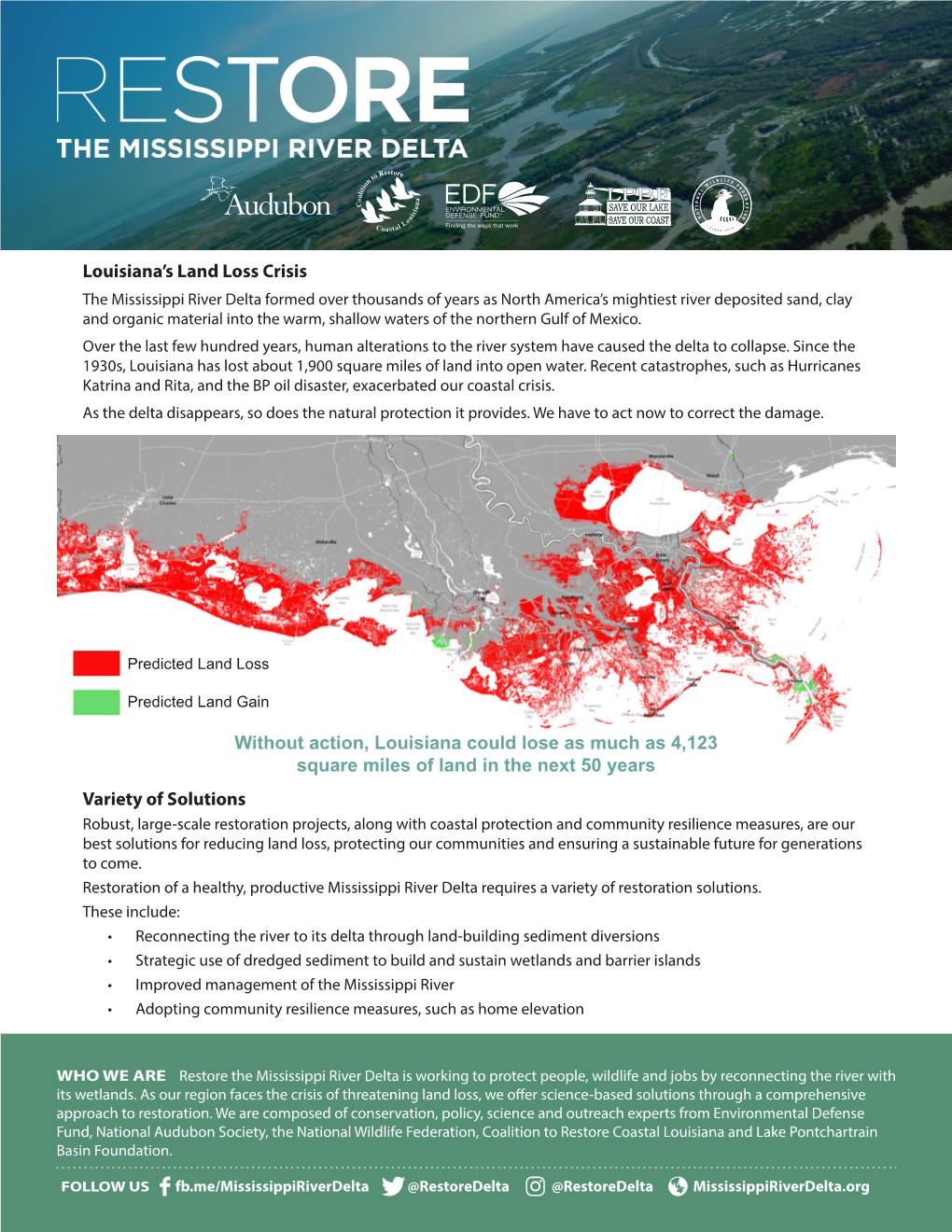 Louisiana's Land Loss Crisis Without