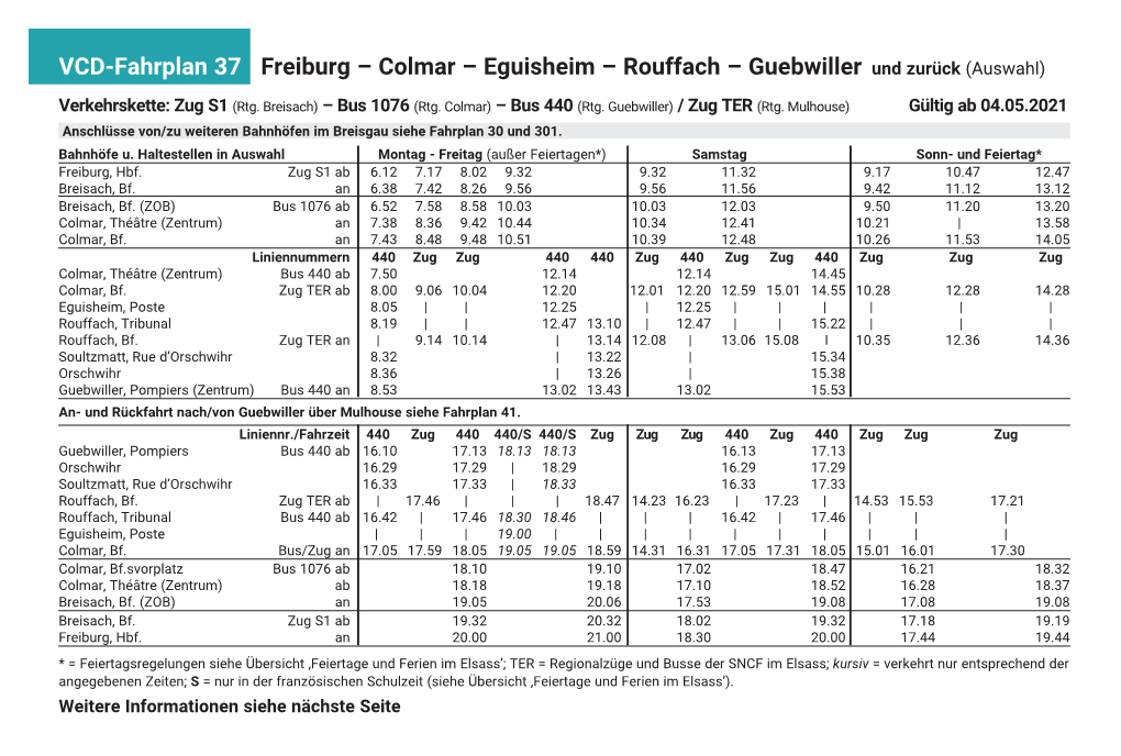 Colmar – Eguisheim – Rouffach – Guebwiller Und Zurück (Auswahl)