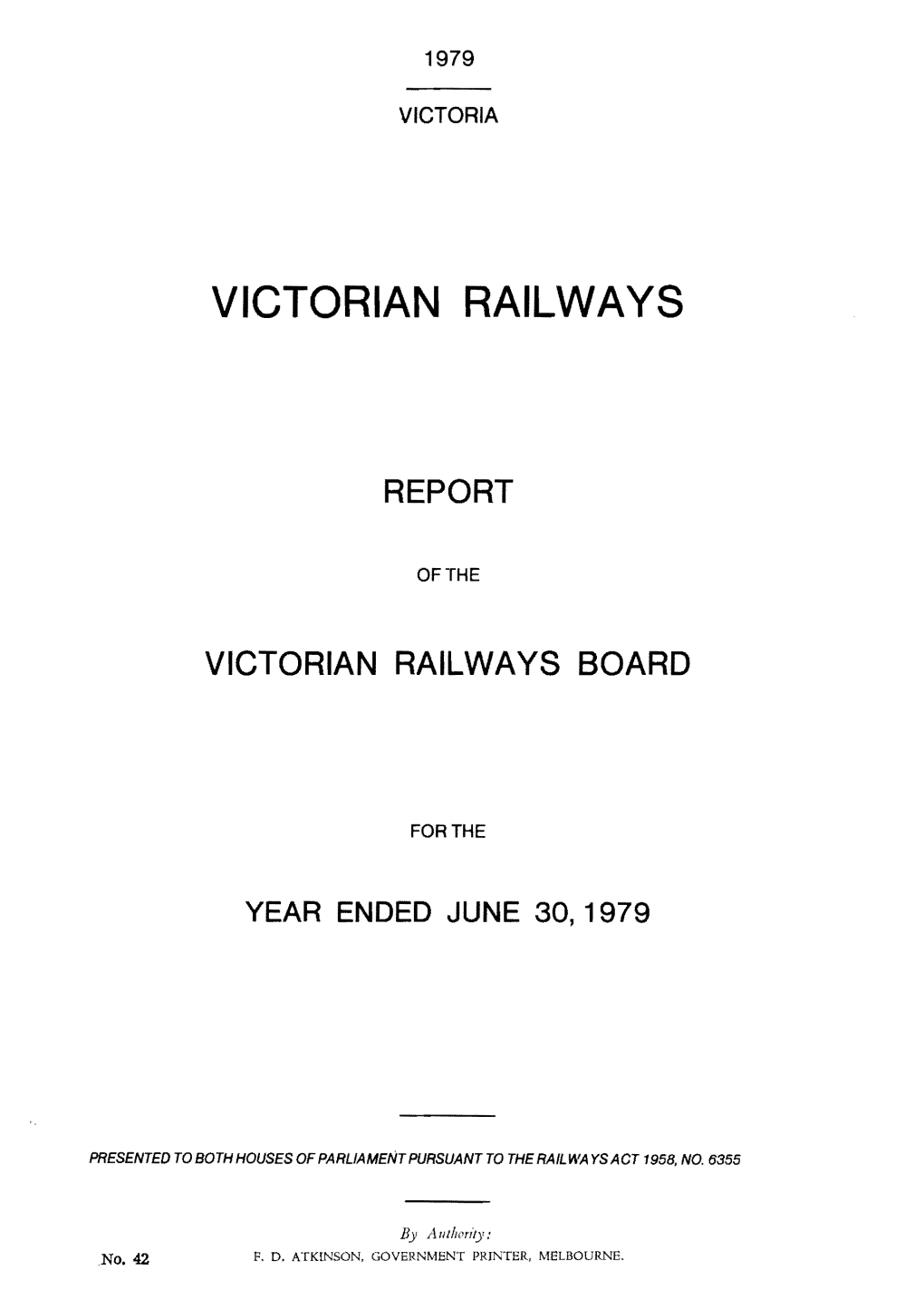 VR Annual Report 1979