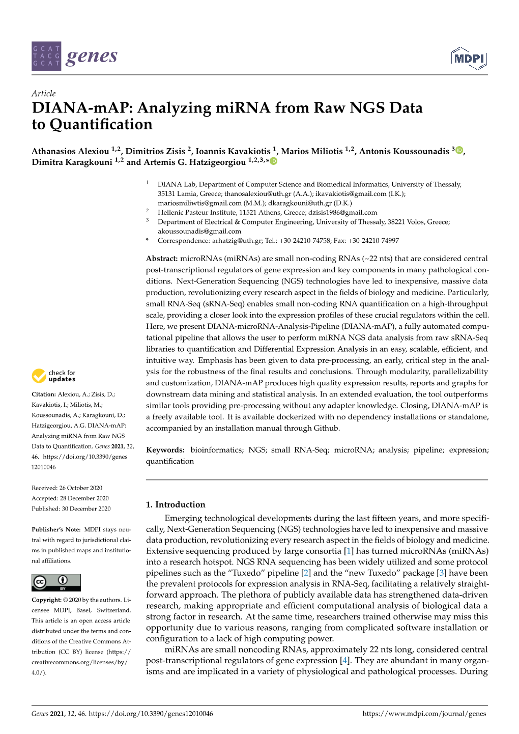 Analyzing Mirna from Raw NGS Data to Quantification