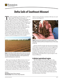 Delta Soils of Southeast Missouri