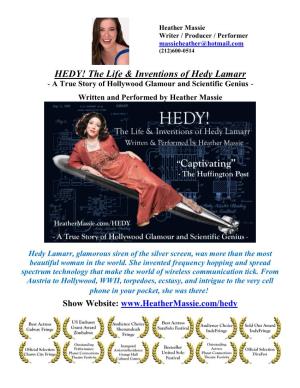 The Life & Inventions of Hedy Lamarr