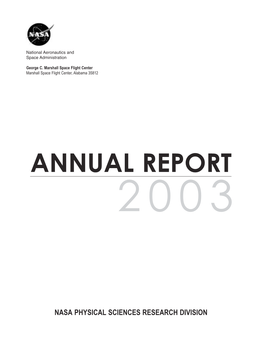 Annual Report 2003