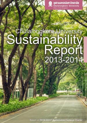 Chulalongkorn University Sustainability Report 2013-2014