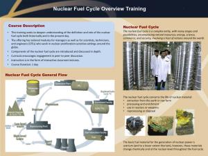 Download the Nuclear Fuel Cycle Brochure