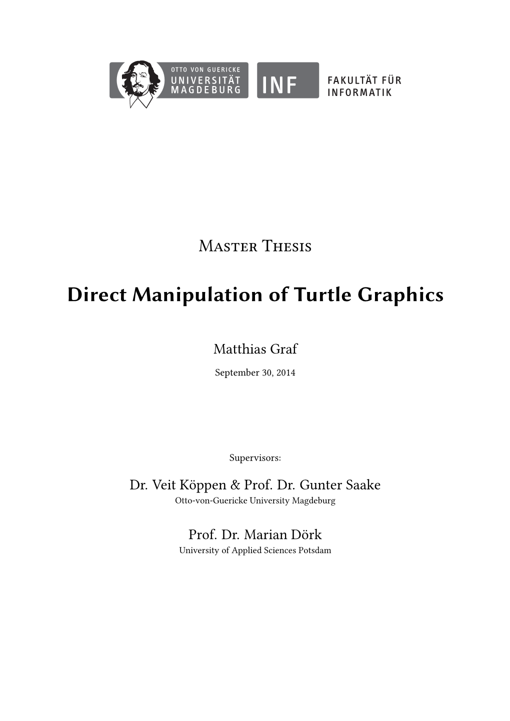 Direct Manipulation of Turtle Graphics