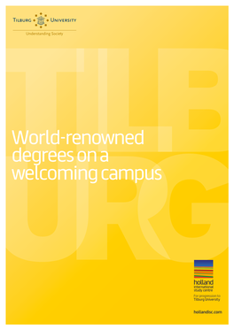 World-Renowned Degrees on a Welcoming Campus