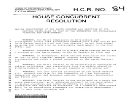 H.C.R. NO. Sq HOUSE CONCURRENT RESOLUTION